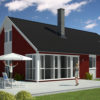 3D Photo-Realistic Exterior Visualisation | Country Side Cottage in Sweden