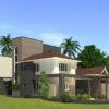 3D Photo Realistic Residential Exterior Visualization Chennai India